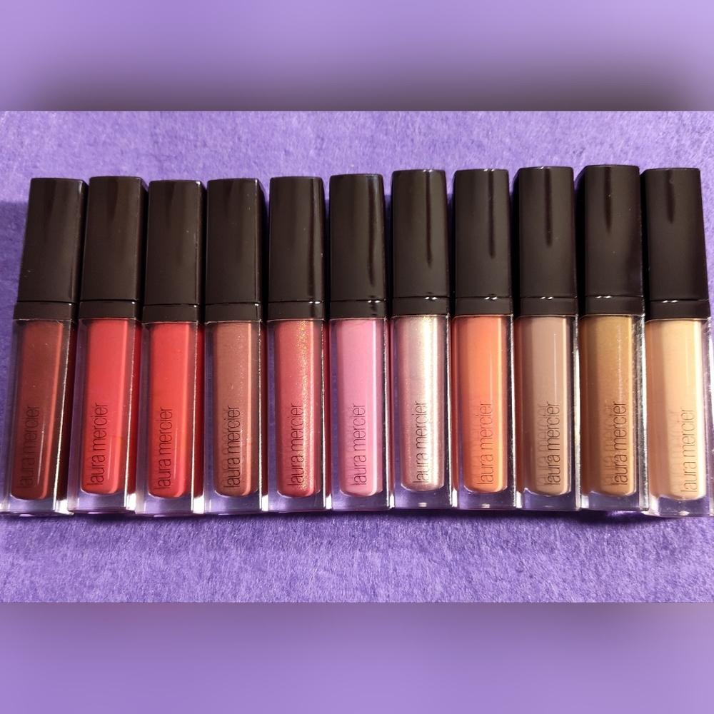 Lot Of 11 Laura Mercier Lip Glace Lip Gloss
